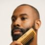 Ivy Nat Wooden Beard Comb With Gift Bag – Premium Grooming Accessory For Men, thumbnail 3 of 3