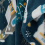 Festive Village Super Soft Fleece Throw 140 X 180cm, thumbnail 4 of 4