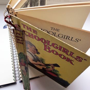 'The Schoolgirls Book' Upcycled Notebook, 2 of 4