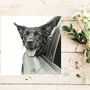 Driving Dog – Hand Drawn Fun Greeting Card Illustration, thumbnail 3 of 6