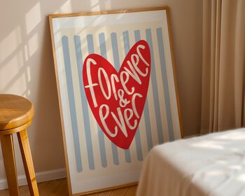 Forever And Ever Art Print, 6 of 8