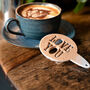Personalised Set Of Two Coffee Cake Stencil Duster, thumbnail 4 of 8
