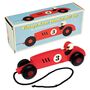Retro Racer Wooden Pull Toy, thumbnail 1 of 2