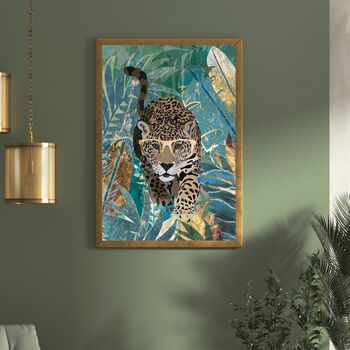 Three Prints Big Cats Jungle Tiger Cheetah Leopard Art, 7 of 8