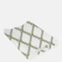 Leafy Grid Anti Roll Wedge Baby Changing Mat, thumbnail 2 of 2