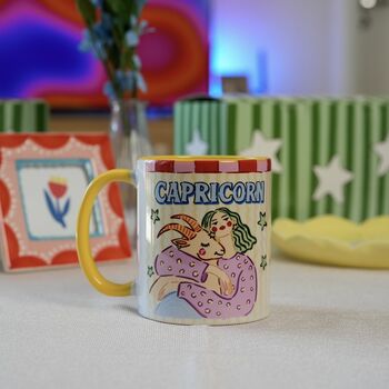 Capricorn Zodiac Mug | Astrology Birthday Gift | Ceramic Coffee Mug, 5 of 6