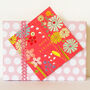 Gold Foiled Red Birthday Card, thumbnail 1 of 5