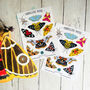Moth Sticker Sheet, thumbnail 4 of 4