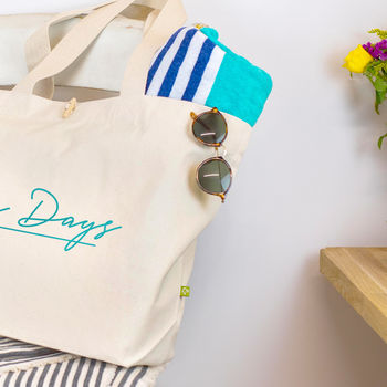 Personalised Organic Canvas Tote Bag, 4 of 5