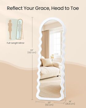 Wavy Floor Mirror Full Body, 2 of 6