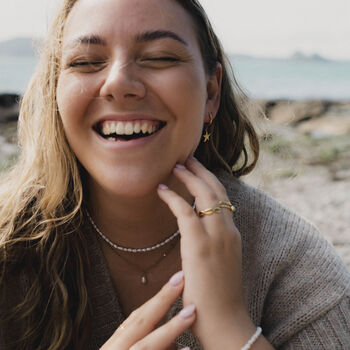 Starfish Hoop Earrings, 5 of 8