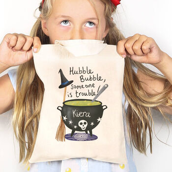 Hubble Bubble Halloween Trick Or Treat Bag, 2 of 2