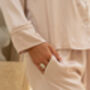 Jasmine Champagne Pink Long Wedding Pyjamas, thumbnail 6 of 7