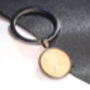 1976 50th Birthday Decimal One Penny Coin Keyring, thumbnail 5 of 5