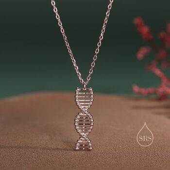 Dna Molecular Structure Pendant Necklace, 4 of 11