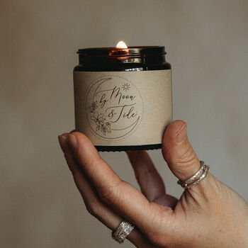 Cosy Crackle Wick Jar Candle Driftwood, 4 of 6