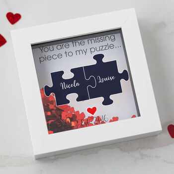 Personalised Valentine's Day Puzzle Box Frame, 2 of 7