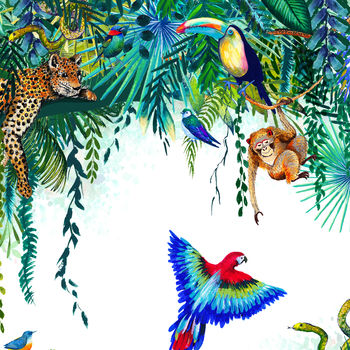 Jungle Animals Illustrated Print, 3 of 5