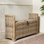 Woven Bench With Storage Trunk, thumbnail 7 of 9