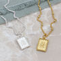 18 Ct Gold Plated Or Sterling Silver Initial Necklace, thumbnail 3 of 6