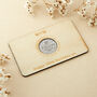 60th Birthday 1964 Sixpence Personalised Wallet Card, thumbnail 2 of 6