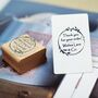 Personalised 'Thank You' Business Rubber Stamp, thumbnail 5 of 5
