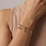 Charm Builder™ Gold Paperclip Chain Multi Charm Bracelet, thumbnail 1 of 9