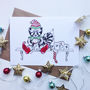 Elf On The Shelf Christmas Card, thumbnail 1 of 1