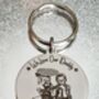 Daddy Or Dad Fathers Day Actual Photo Keyring, thumbnail 1 of 2