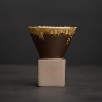 Conic Cone Shaped Coffee Cup With A Stand, 6 of 9