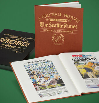 Seattle Seahawks Personalised Gift Newspaper Book, 10 of 10