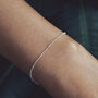 Dana. Dotted Sterling Silver Chain Bracelet, thumbnail 1 of 4