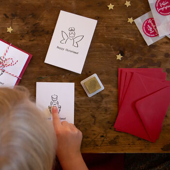 Nutcracker Card Making Kit For Children, 10 Pack, 2 of 12