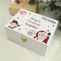 Personalised Wooden Christmas Eve Boxes – Natural And White Hand Painted Styles, thumbnail 7 of 11