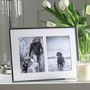 Double Aperture Silver Plated Fine Photo Frame, thumbnail 1 of 1