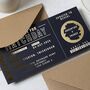 Personalised Football Ticket Scratch Reveal Voucher, thumbnail 2 of 9