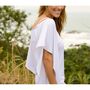 Batwings Short Kaftan Quick Drying Beach Cover Up, thumbnail 5 of 5