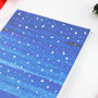 Starry Night Christmas Card, thumbnail 4 of 5