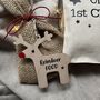 Personalised Wooden Baby's First Christmas Eve Kit, thumbnail 5 of 5