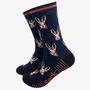 Dapper Hare Men's Bamboo Dress Socks Navy, thumbnail 1 of 4