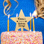 Personalised 'Famous Cake' Gold Star Cake Topper, thumbnail 1 of 7