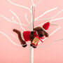 Personalised Festive Dog Christmas Tree Decoration, thumbnail 2 of 2