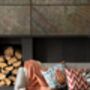 Puglia Cotton And Linen Modern, Double Sided Blanket Terracotta, thumbnail 6 of 12