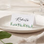 Watercolour Eucalyptus Wedding Place Name Cards, thumbnail 1 of 2
