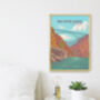 New River Gorge National Park Travel Poster Art Print, thumbnail 2 of 7