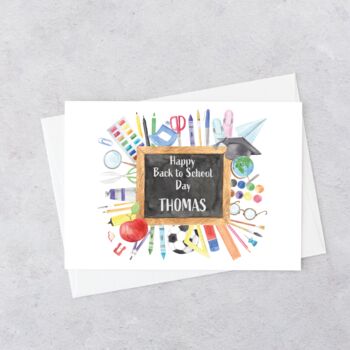 Back To School Personalised Card, 4 of 8