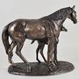 Animal Mare And Foal Horse Bronze Figurine, thumbnail 5 of 5