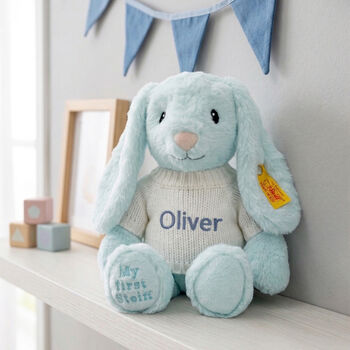 Personalised My First Steiff Hoppie Rabbit, 3 of 7