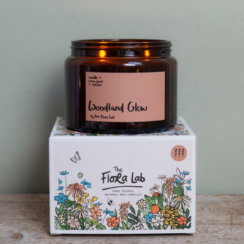 Woodland Glow Large Double Wick Candle, 2 of 3