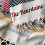 Personalised Recycled Cotton Throw, Sustainable Gift, thumbnail 3 of 11